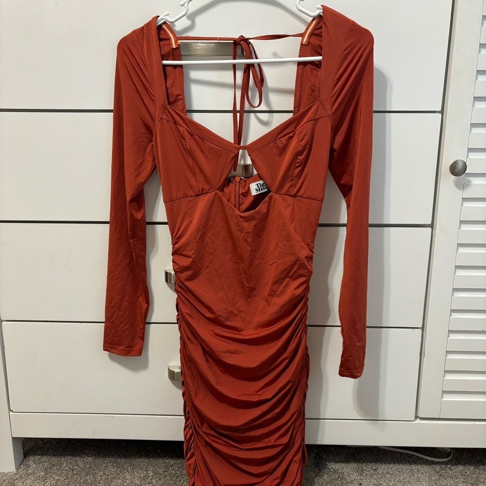 Tiger Mist Entity Dress Rust - Picture 2 of 8